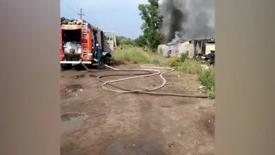 Питер Онлайн - Спасатели локализовали пожар в Пушкинском районе - piter.tv - Санкт-Петербург