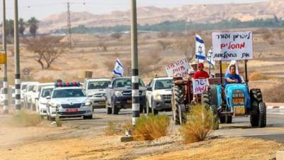 Фермеры угрожают 29 июля парализовать движение в Израиле