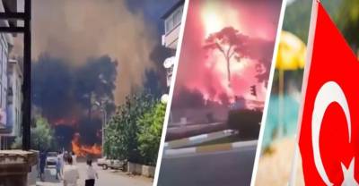 Анталия горит: экскурсии остановлены, курорт тушат 15 вертолетов, опубликовано видео