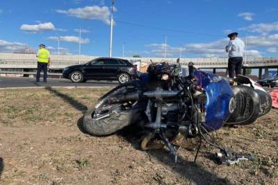 Мотоциклист стал жертвой ДТП на трассе под Уфой