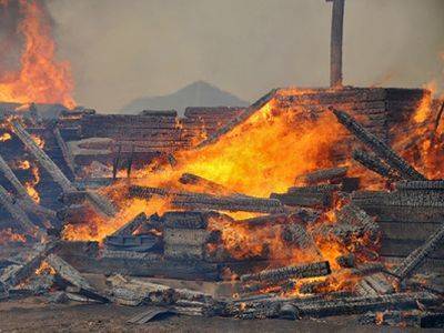 В саратовском селе заживо сгорели пять человек, среди них трое детей