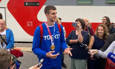 Олимпийский чемпион Владислав Ларин вернулся в Петрозаводск