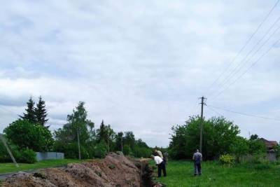 В Первомайском районе идёт строительство нового водопровода