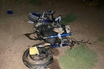 Ночью в Астрахани насмерть разбился 32-летний мотоциклист