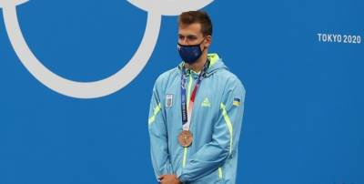 Украинский пловец Романчук завоевал бронзу на Олимпиаде в Токио