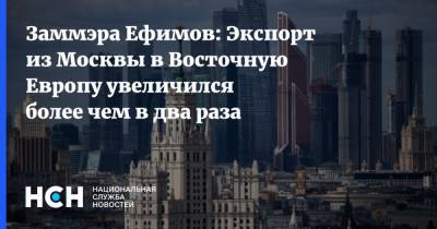 Заммэра Ефимов: Экспорт из Москвы в Восточную Европу увеличился более чем в два раза