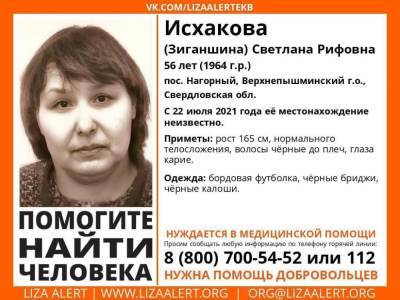 Под Екатеринбургом седьмой день ищут пропавшую 56-летнюю женщину