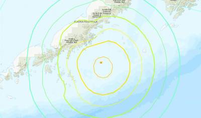 Землетрясение на Аляске угрожает Камчатке цунами