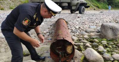 На берегу у Филино нашли немецкую парогазовую торпеду времён войны