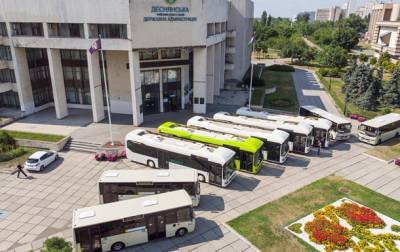 В Киеве показали автобусы нового образца