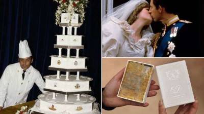 Кусок свадебного торта принцессы Дианы уйдёт с молотка
