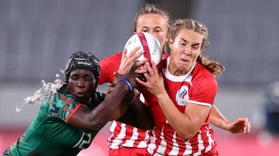 Россия победила Кению на женском олимпийском турнире по регби-7