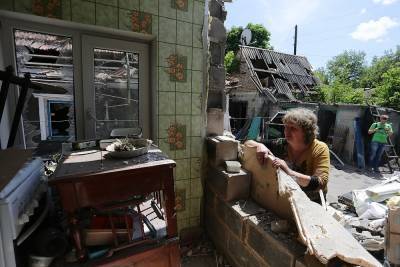 Обстрелом в Старомихайловке повреждены жилые дома