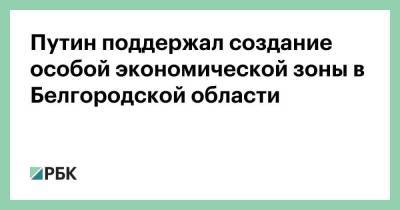 Путин поддержал создание особой экономической зоны в Белгородской области