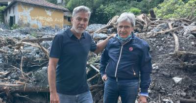 Виллу Джорджа Клуни в Италии чуть не смыло во время наводнения