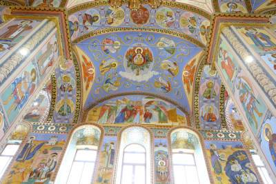 4 000 квадратных метров росписей украсили храм князя Георгия Всеволодовича