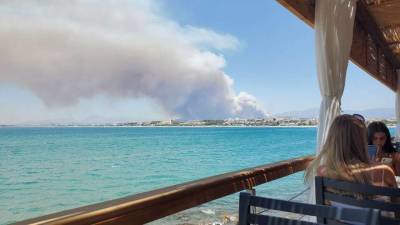 Очевидец рассказал о ситуации из-за лесных пожаров в турецком Мармарисе