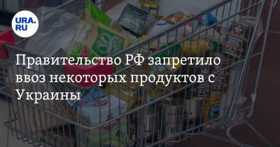 Правительство РФ запретило ввоз некоторых продуктов с Украины. Список