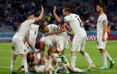 Сборная Италии установила личный рекорд результативности на Евро