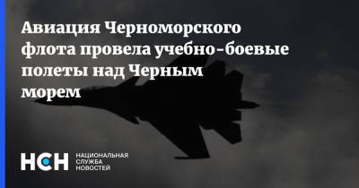 Авиация Черноморского флота провела учебно-боевые полеты над Черным морем