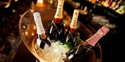 Moet Hennessy приостановил отгрузку шампанского в Россию