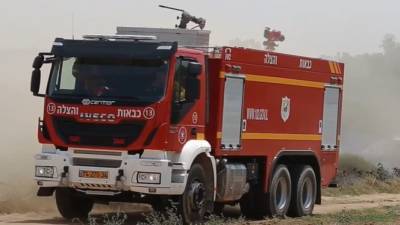 Прилетевший из Газы зажигательный шар вызвал пожар в лесу Симхони