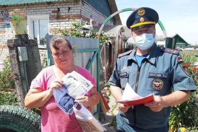 О правилах пожарной безопасности напомнили жителям Куньинского района