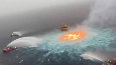 Компания Pemex устранила утечку на подводном трубопроводе в Мексиканском заливе