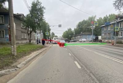 В Сыктывкаре велосипедиста накажут после ДТП с иномаркой