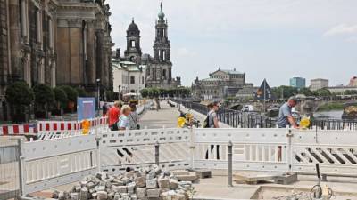 Стройка идет полным ходом: Дрезден не готов к приему туристов