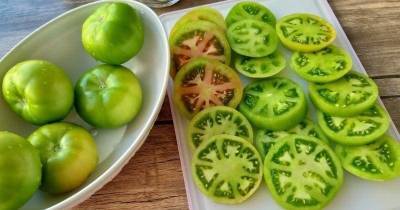 Необычная и вкусная заготовка зелёных помидоров — вы тоже будете так делать