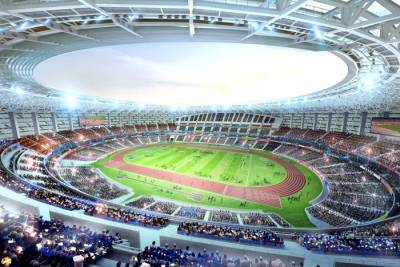 На Бакинском Олимпийском стадионе стартовал матч Дания-Чехия в рамках ЕВРО-2020