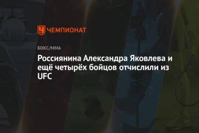 Россиянина Александра Яковлева и ещё четырёх бойцов отчислили из UFC