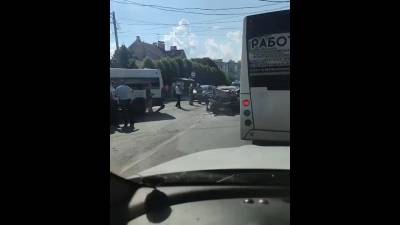 Четыре человека пострадали в ДТП с маршруткой в Самаре