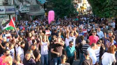 Полицейская жестокость: акция протеста в Рамалле