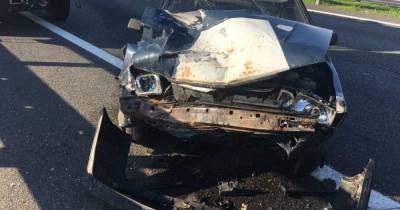 На Приморском кольце сбили водителя, который вышел помочь упавшему мотоциклисту (фото)