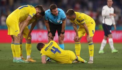 Кривцов травмировался в матче сборных Украины и Англии