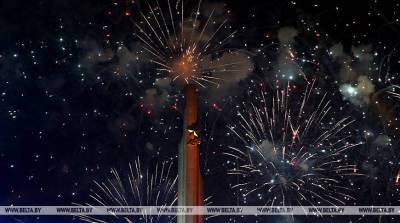 Праздничным фейерверком завершились торжества Дня Независимости
