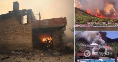 Лесные пожары в Турции – туристов эвакуируют, последние новости, фото и видео