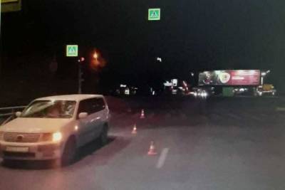 Тойота сбила пешехода на переходе в Новосибирске