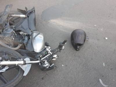 Водитель мопеда пострадал в ДТП в центре Рязани
