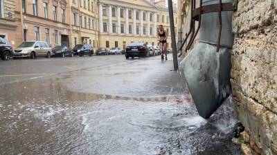 Дождливая и теплая погода ожидается в Петербурге в пятницу