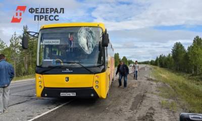 На Ямале прилетевшая в стекло монтировка убила водителя автобуса