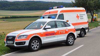 Туристический автобус попал в серьезную аварию на востоке Германии