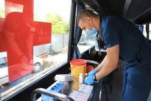 В Кропивницком начали вакцинировать в автобусах