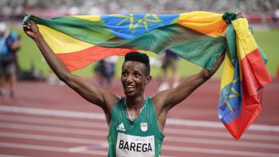 Баренга стал олимпийским чемпионом в беге на 10 000 м