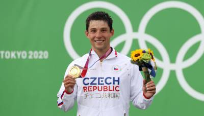 Чех Пршкавец выиграл золото Олимпиады в гребном слаломе на байдарках-одиночках