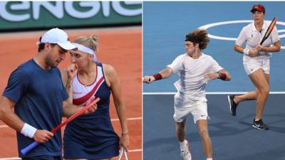 Две российские пары сразятся в финале теннисного микста на Олимпиаде