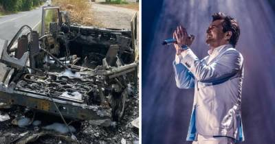 Авто, в котором ехал экс-солист Modern Talking с сыном, полностью сгорело: "Отказала педаль и…"