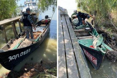 На Дунае в Одесской области обнаружили лодки-близнецы, которые использовали браконьеры